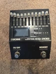 Boss EQ-200 Digital Graphic Equalizer For Electric & Bass Guitar Effects Pedal Used. Price: $200.00.