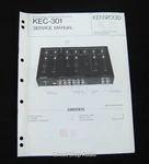 Original Kenwood KEC-301 Electronic Crossover Network Service Manual Unspecified. Price: $11.95.