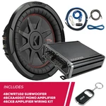 Kicker 48CWRT102 10" Subwoofer & 46CXA4001T Mono Amplifier 46CK8 Kit New. Price: $466.94.