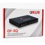 Okur O7-EQ Band Car Audio Parametric Equalizer With Subwoofer Output New. Price: $109.95.