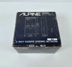 (new) Alpine 3721 Way Passive Crossover Pair Network Vintage Car Audio. Price: $199.99.