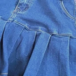 Fubu Ecollection Streetwear Vintage 1992 Denim Mini Skirt Blue 180/88A Pre-owned. Price: $42.00.