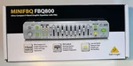 Behringer Minifbq FBQ800 Ultra-compact 9-BAND Graphic Equalizer System. Open. Price: $75.00.