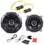 Kicker 46CSC54 1/4" Stereo Speakers Pair & 51/4-INCH 50W Leads Bass Set Of 2 New. Price: $99.99.