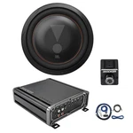 Kicker 400W Mono Amplifier W/kit, Dual Bass Remote, 10" 1050W Subwoofer W/ssi New. Price: $498.49.
