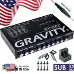 Gravity Car Audio Equalizer Epicenter Sound Processor Bass Maximizer Sub Output New. Price: $54.99.