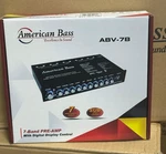 American Bass ABV-7B 7-BAND Pre-amp Parametric Equalizer W/ Digital Display New. Price: $114.99.