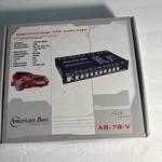 American Bass AB-7B-V Band Equalizer New In Box Pre-amp + Led Voltage. Price: $119.99.