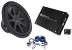 Kicker 52CVR152 Compvr 15" 1400W Car Subwoofer+mono Amplifier+wires New. Price: $398.44.