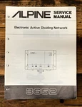 Alpine Model 3652 Dividing Network Service Manual *original* Unspecified. Price: $24.97.