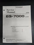 Pioneer EQ-7000 Graphic Equalizer Service Manual With Microfishe Card Brand. Price: $10.00.