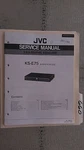 Jvc KS-E75 Service Manual Original Repair Book Stereo Car Sea Equalizer Unspecified. Price: $20.00.