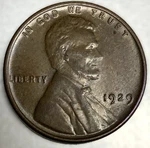 1929 Lincoln Wheat Cent Penny Au About Uncirculated 1C One Us Coin- 3562. Price: $6.99.