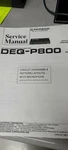 Pioneer DEQ-P800 Original Service Manual Like. Price: $15.00.