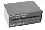 Studio Productions Vs 16 Input Component Rca Video Audio Matrix Switcher Box Used. Price: $69.99.