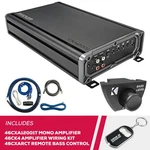 Kicker 46CXA12001T Mono Sub Amplifier W/ 46CK4 Kit & 46CXARCT Wired Remote New. Price: $549.97.