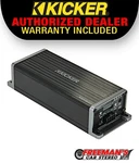 Kicker 47KEY200.4 4X50 Watt 4-CHANNEL Full-range Smart Amplifier New. Price: $299.99.
