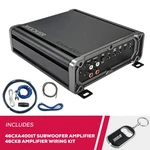 Kicker Series 46CXA4001T Mono Subwoofer Amplifier And 46CK8 Wiring Kit New. Price: $279.98.